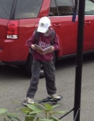 Mitchell skateboarding